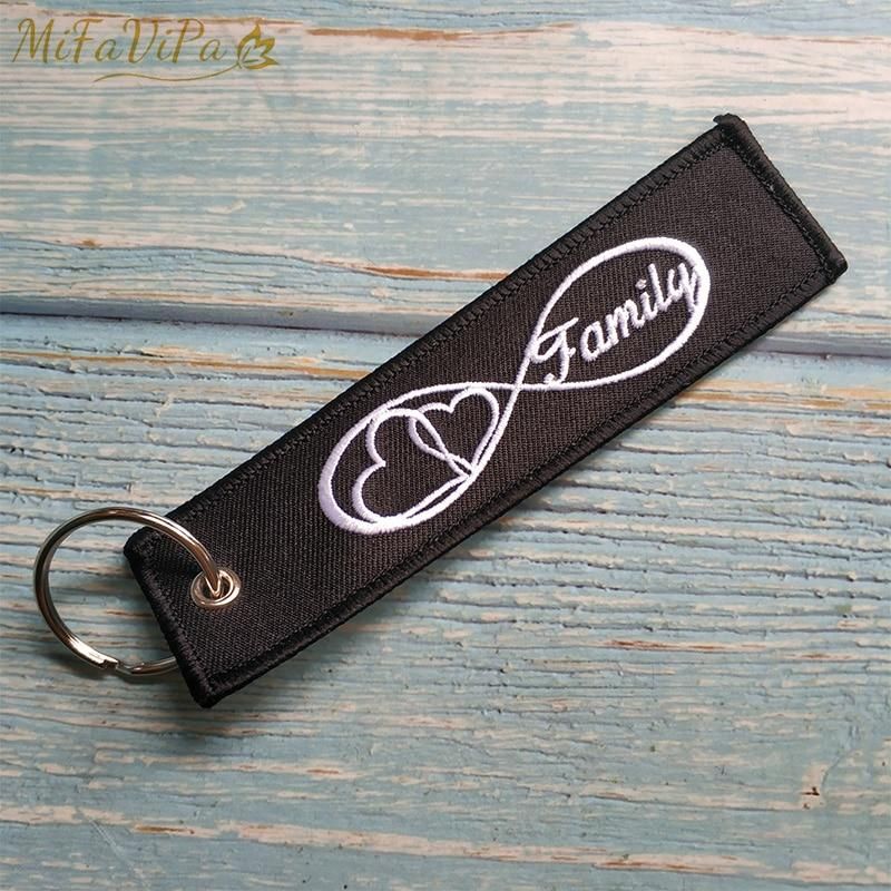 1 PSC EMBROIDERY FAMILY INFINITY LOVE KEYCHAIN - PILOTSX