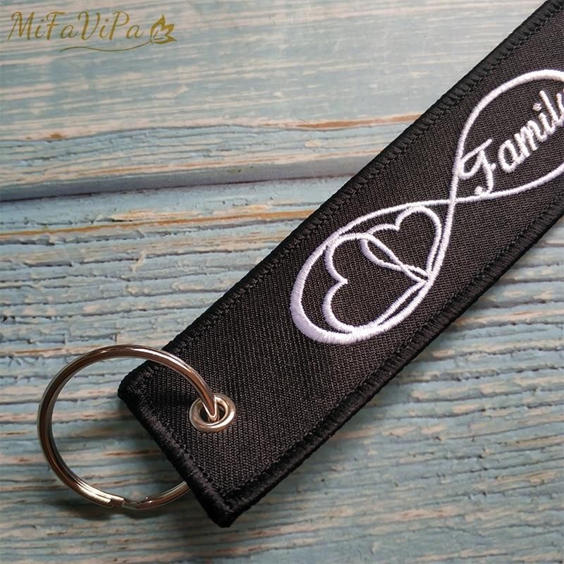 1 PSC EMBROIDERY FAMILY INFINITY LOVE KEYCHAIN - PILOTSX