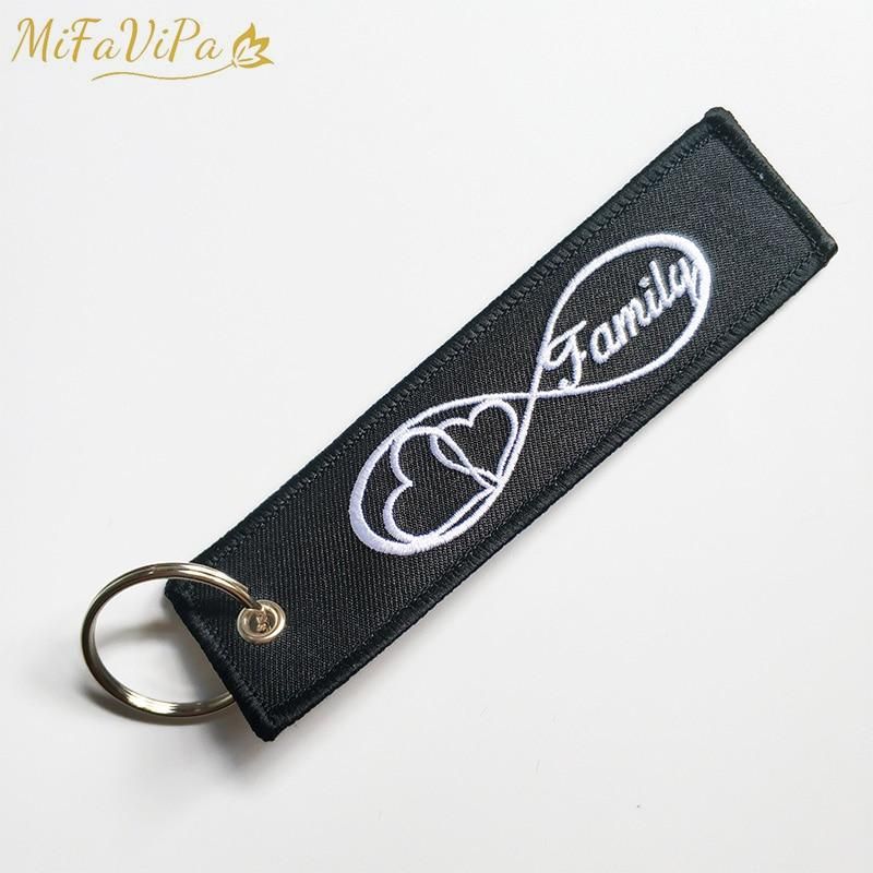 1 PSC EMBROIDERY FAMILY INFINITY LOVE KEYCHAIN - PILOTSX