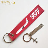 Thumbnail for 1 SET BOEING 737 EMBROIDERY KEY CHAIN - PILOTSX