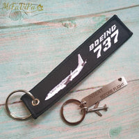 Thumbnail for 1 SET BOEING 737 EMBROIDERY KEY CHAIN - PILOTSX