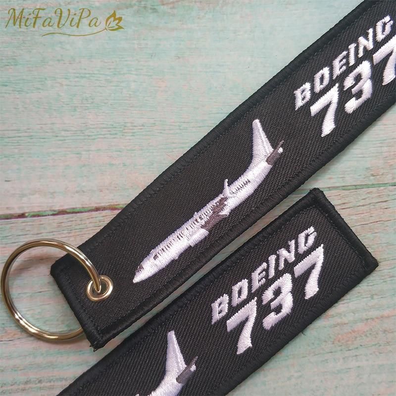 1 SET BOEING 737 EMBROIDERY KEY CHAIN - PILOTSX