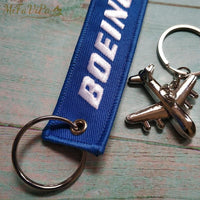 Thumbnail for 1 SET BOEING 747 EMBROIDERY KEY CHAIN - PILOTSX