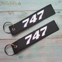 Thumbnail for 1 SET BOEING 777 747 EMBROIDERY KEY CHAIN - PILOTSX