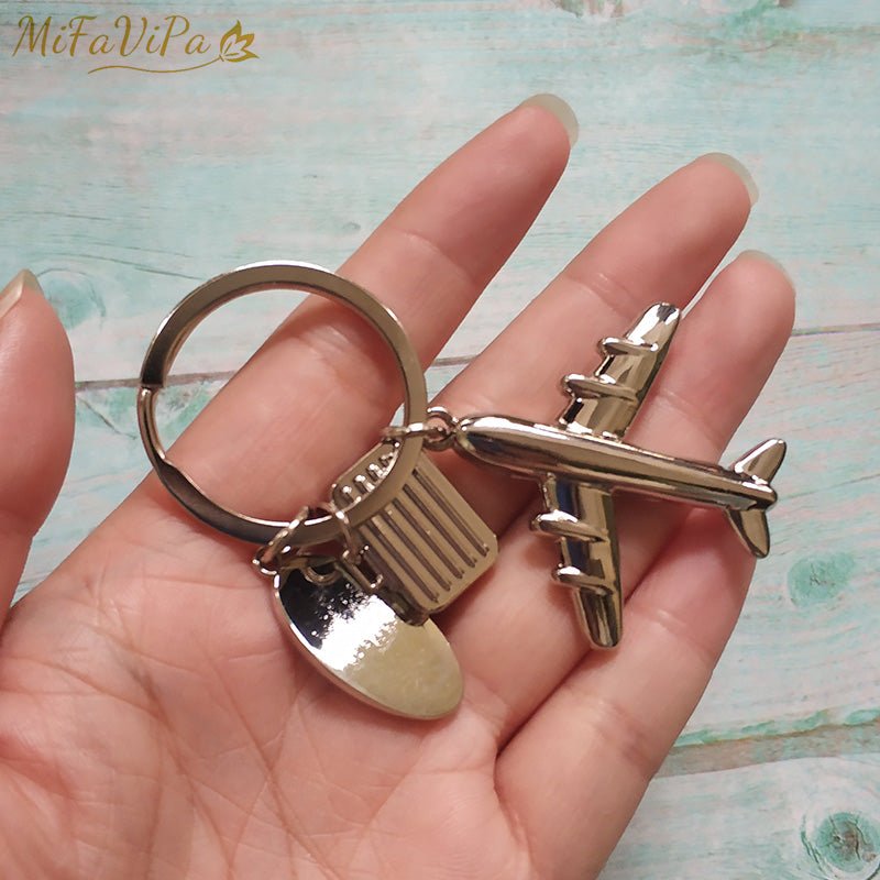 1 SET CESSNA KEYCHAIN CUSTOM GIFTS SOUVENIR AIRCRAFT MODEL PLANE KEY CHAIN - PILOTSX