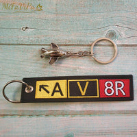 Thumbnail for 1 SET CHRISTMAS GIFT AVIATOR KEYCHAIN AIRCRAFT KEY CHAIN - PILOTSX