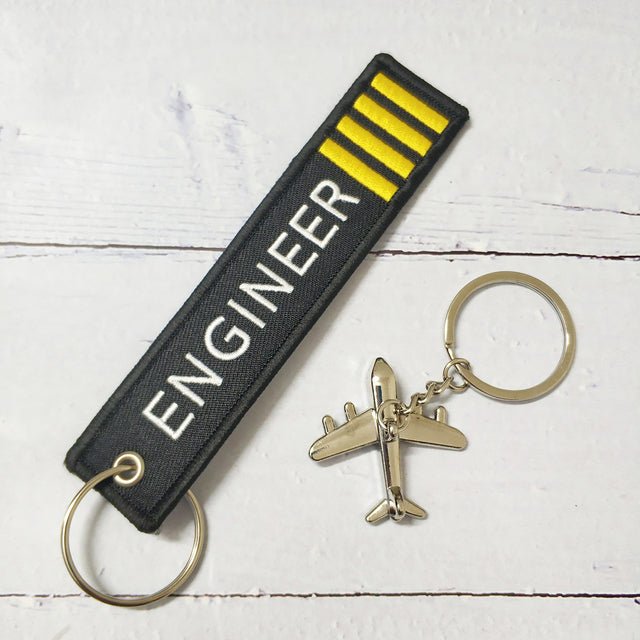 1 SET ENGINEER LANYARDS KEYCHAINS NECK STRAP KEY CHAIN - PILOTSX