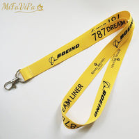 Thumbnail for 100 PCS FASHION TRINKETS BOEING NECK STRAP CHAVEIRO KEY CHAIN - PILOTSX