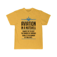 Thumbnail for Aviation In A Nutshell Funny ATC Pilot Gift  T-SHIRT THE AV8R