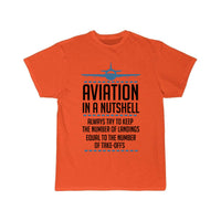 Thumbnail for Aviation In A Nutshell Funny ATC Pilot Gift  T-SHIRT THE AV8R