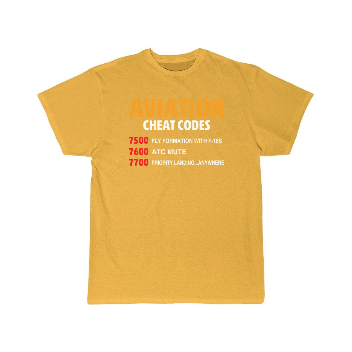 Aviation Cheat Codes - Funny For Pilots And Atc T-SHIRT THE AV8R