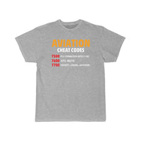 Thumbnail for Aviation Cheat Codes - Funny For Pilots And Atc T-SHIRT THE AV8R
