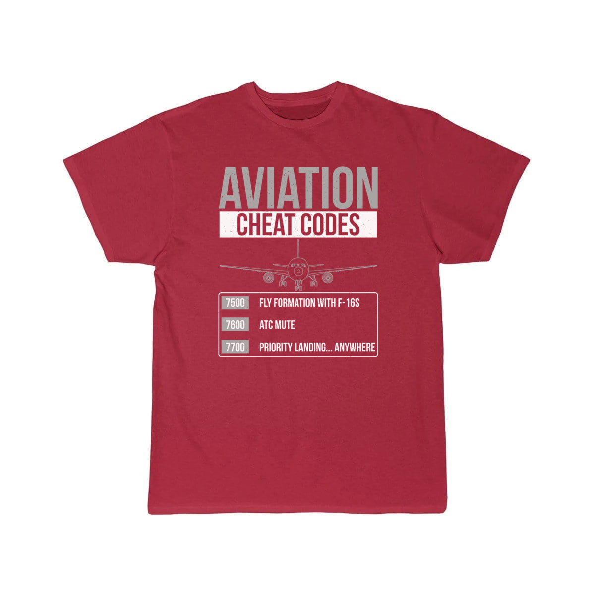 Aviation Cheat Codes - Funny For Pilots And Atc T-SHIRT THE AV8R