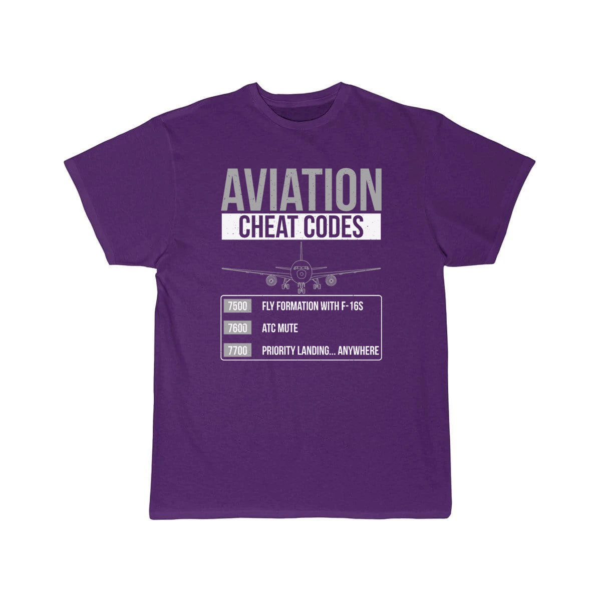 Aviation Cheat Codes - Funny For Pilots And Atc T-SHIRT THE AV8R