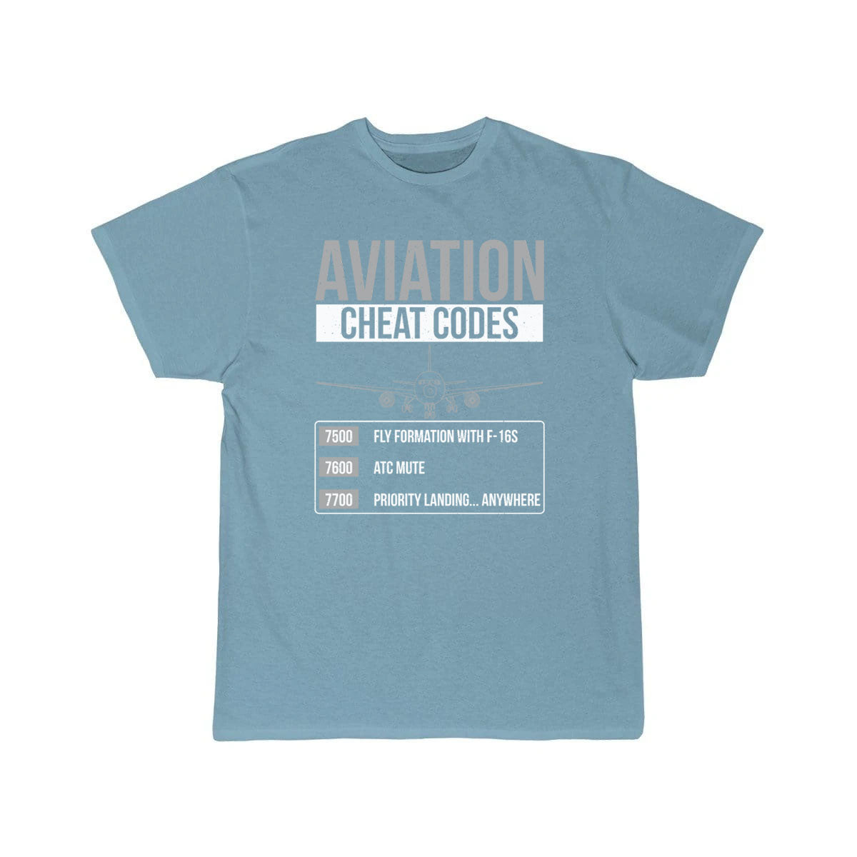 Aviation Cheat Codes - Funny For Pilots And Atc T-SHIRT THE AV8R