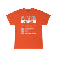 Thumbnail for Aviation Cheat Codes - Funny For Pilots And Atc T-SHIRT THE AV8R