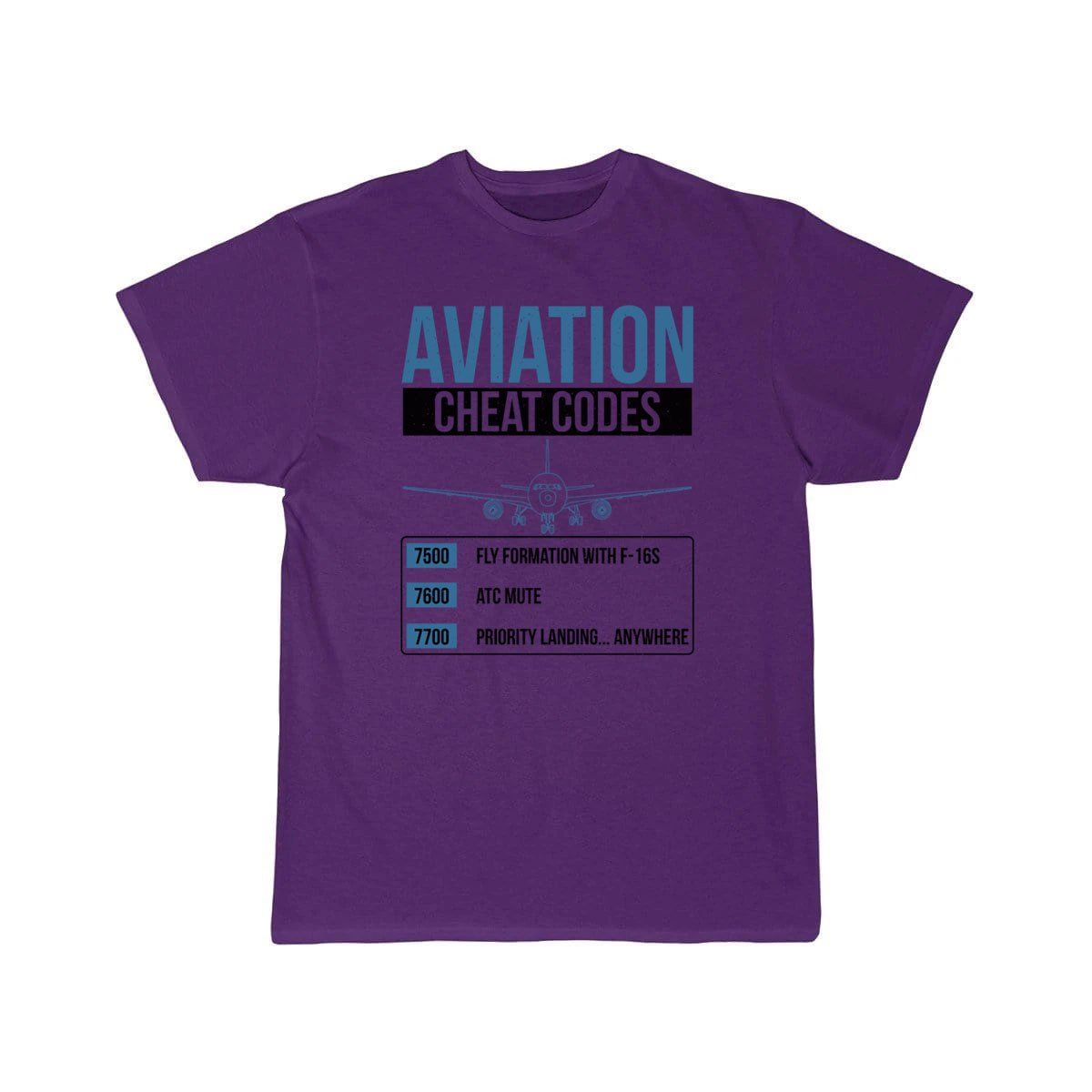 Aviation Cheat Codes - Funny For Pilots And Atc T-SHIRT THE AV8R