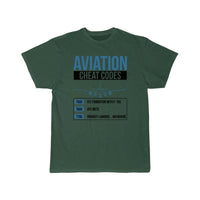 Thumbnail for Aviation Cheat Codes - Funny For Pilots And Atc T-SHIRT THE AV8R