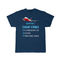 Thumbnail for Aviation Cheat Codes 7500 7600 7700 T-SHIRT THE AV8R