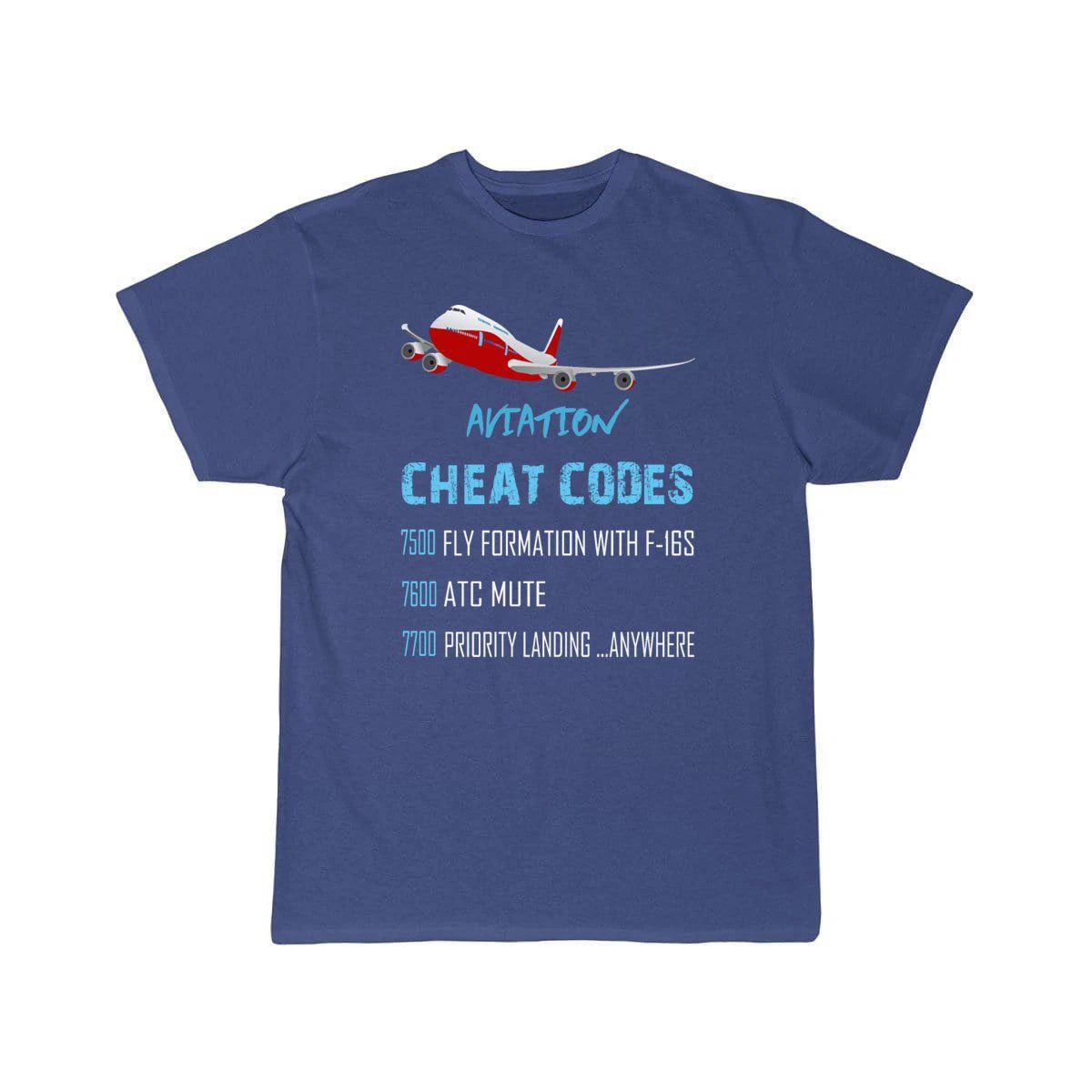 Aviation Cheat Codes 7500 7600 7700 T-SHIRT THE AV8R