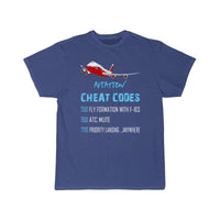 Thumbnail for Aviation Cheat Codes 7500 7600 7700 T-SHIRT THE AV8R
