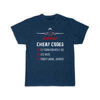 Thumbnail for Aviation Cheat Codes 7500 7600 7700 T-SHIRT THE AV8R
