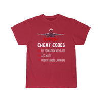 Thumbnail for Aviation Cheat Codes 7500 7600 7700 T-SHIRT THE AV8R