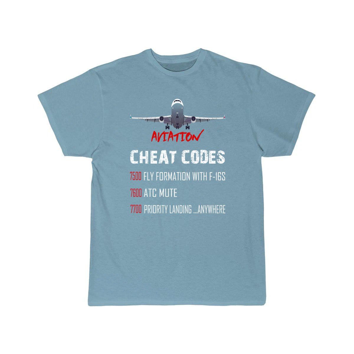 Aviation Cheat Codes 7500 7600 7700 T-SHIRT THE AV8R