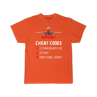 Thumbnail for Aviation Cheat Codes 7500 7600 7700 T-SHIRT THE AV8R
