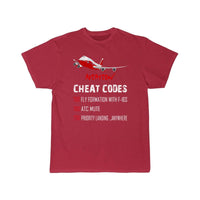 Thumbnail for Aviation Cheat Codes 7500 7600 7700 T-SHIRT THE AV8R