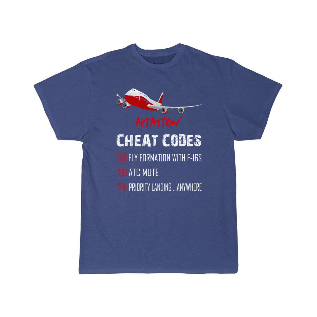 Aviation Cheat Codes 7500 7600 7700 T-SHIRT THE AV8R