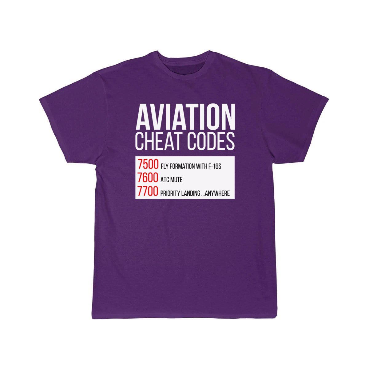 Aviation Cheat Codes - Funny For Pilots And Atc T-SHIRT THE AV8R