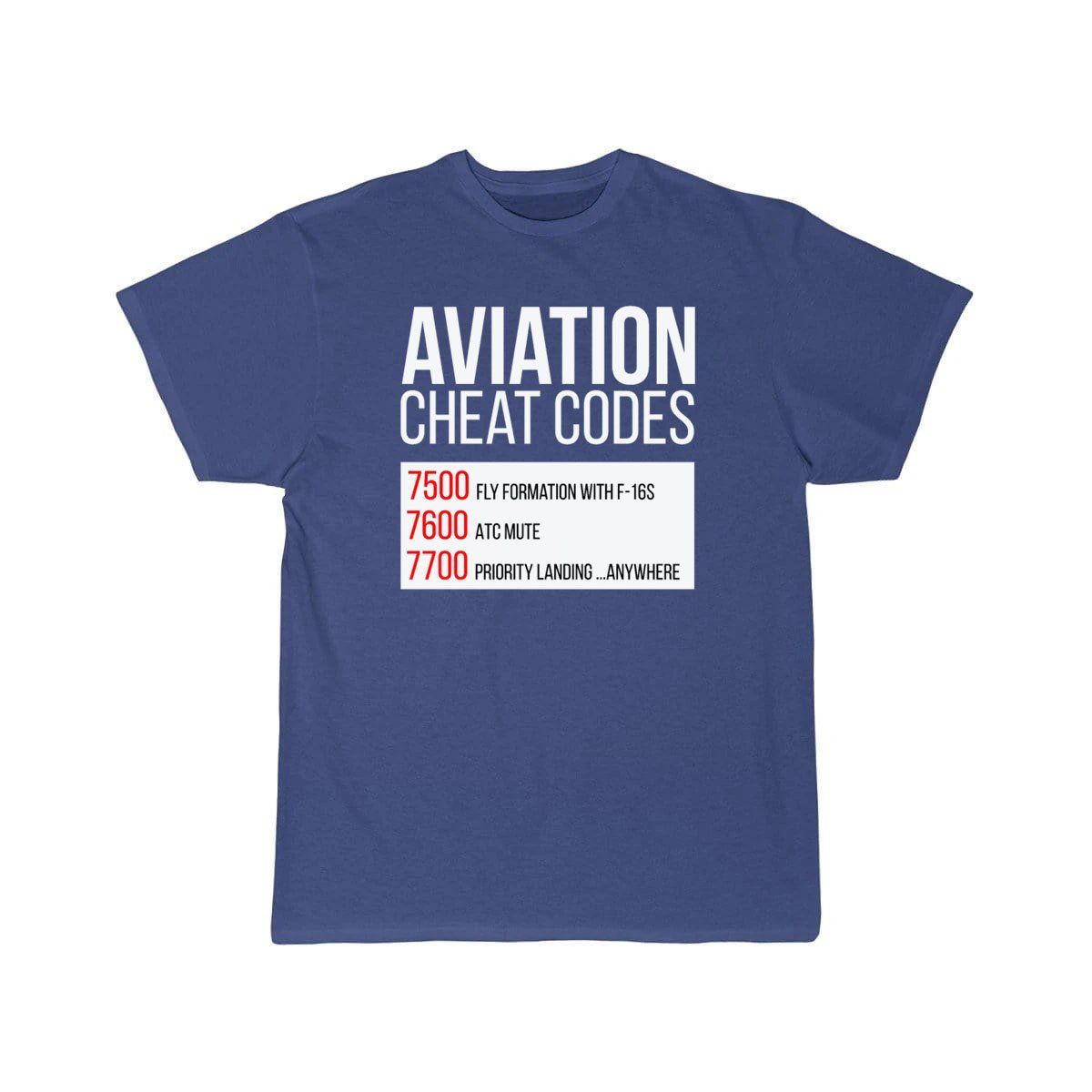 Aviation Cheat Codes - Funny For Pilots And Atc T-SHIRT THE AV8R