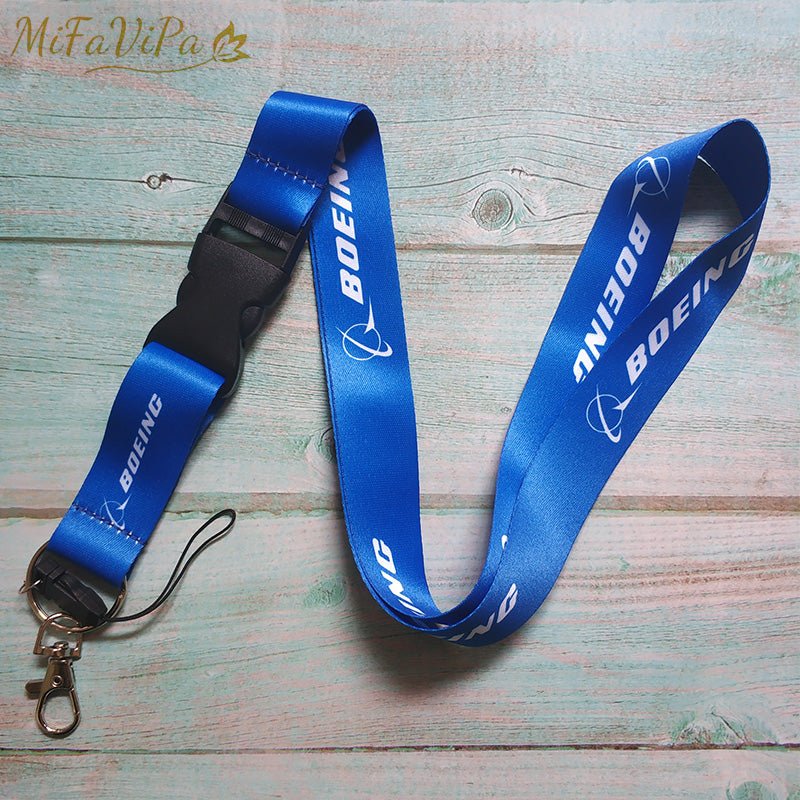 2 PC FLIGHT CREW LANYARDS NECK STRAP KEY CHAIN - PILOTSX