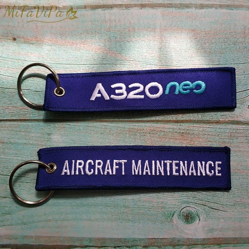 2 PCS 320 NEO EMBROIDERY KEY CHAIN - PILOTSX