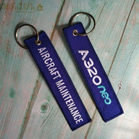 Thumbnail for 2 PCS 320 NEO EMBROIDERY KEY CHAIN - PILOTSX