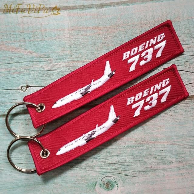 2 PCS AIRBUS A310 EMBROIDERY KEY CHAIN - PILOTSX