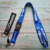 Thumbnail for 2 PCS AIRBUS A320 SLEUTELHANGE CESSNA KEYCHAIN AIRBUS NECK STRAP - PILOTSX