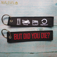 Thumbnail for 2 PCS AV8R SLEUTELHANGER EMBROIDERY FUNNY KEYCHAIN - PILOTSX