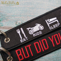 Thumbnail for 2 PCS AV8R SLEUTELHANGER EMBROIDERY FUNNY KEYCHAIN - PILOTSX