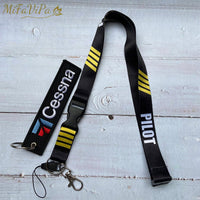 Thumbnail for 2 PCS BOEING 737 SLEUTELHANGE KEYCHAIN CESSNA NECK STRAP - PILOTSX