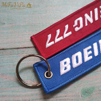 Thumbnail for 2 PCS BOEING 747 777 EMBROIDERY KEY CHAINS - PILOTSX