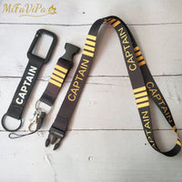 Thumbnail for 2 PCS CAPTAIN CHAVEIRO FASHION TRINKET NECK STRAP KEYCHAIN - PILOTSX