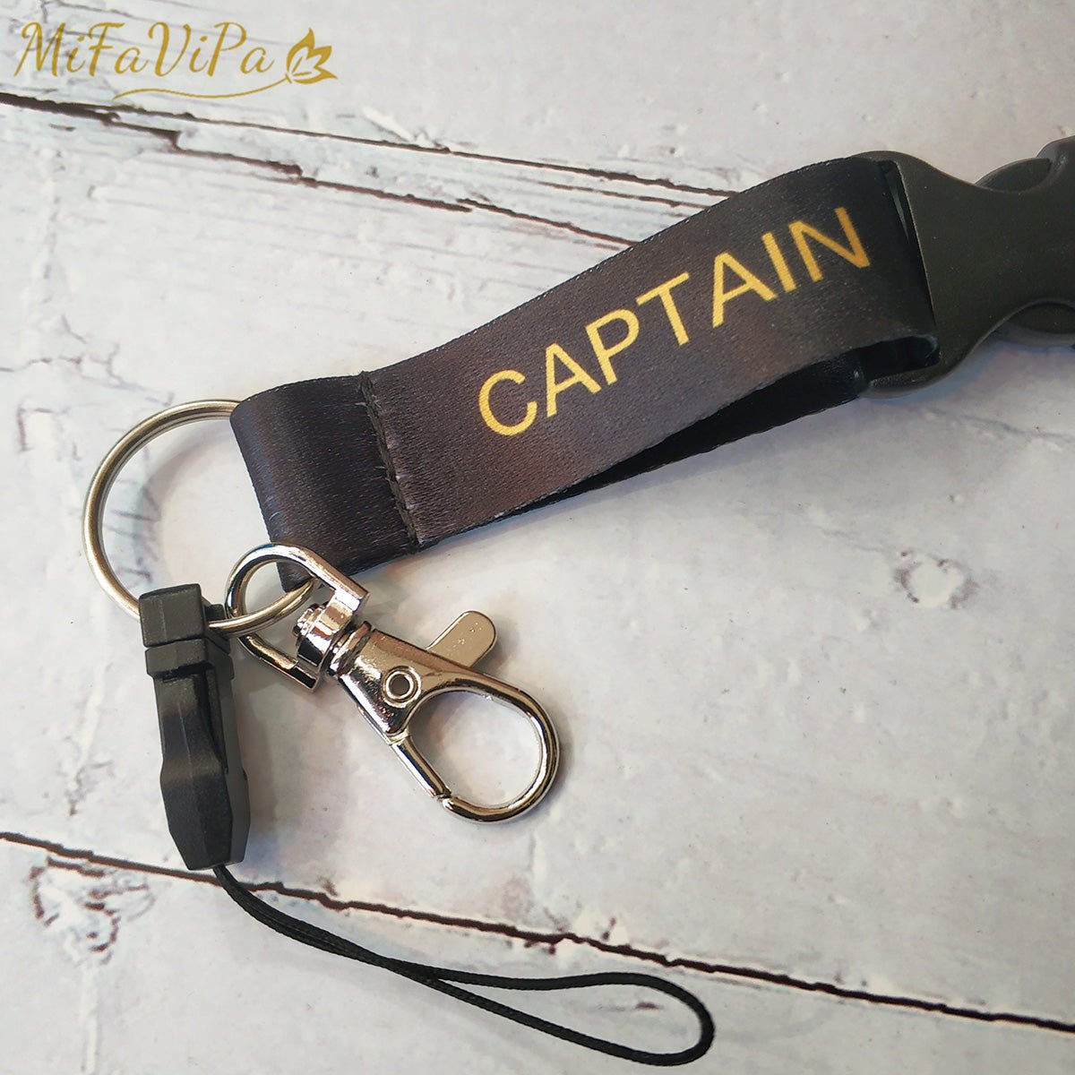 2 PCS CAPTAIN CHAVEIRO FASHION TRINKET NECK STRAP KEYCHAIN - PILOTSX