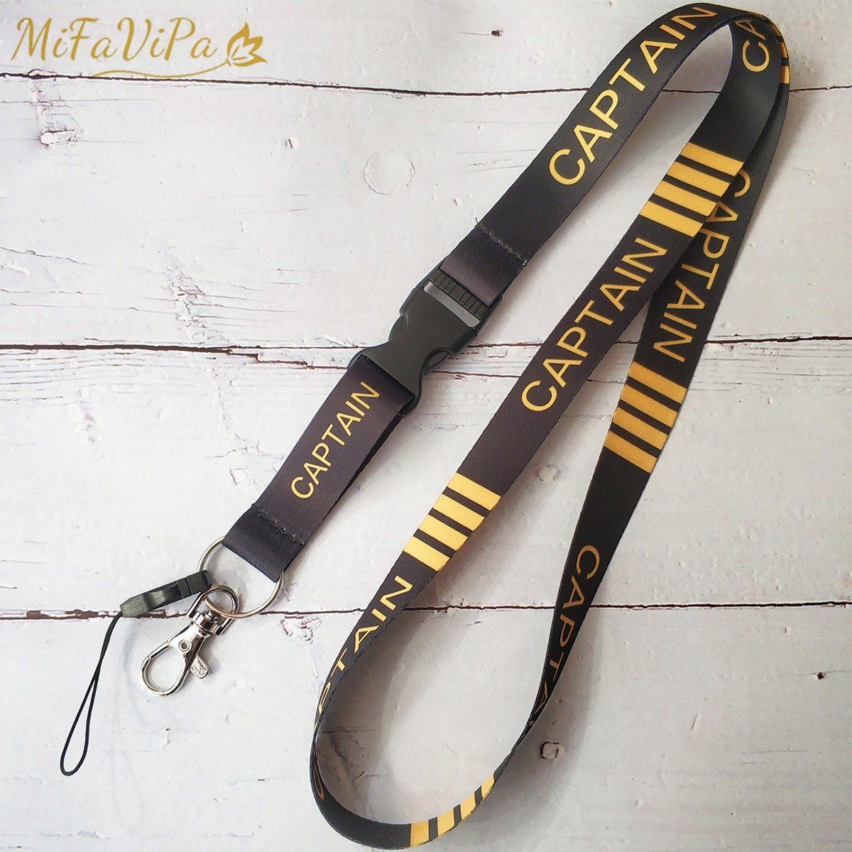 2 PCS CAPTAIN LANYARDS FASHION TRINKET NECK STRAP - PILOTSX