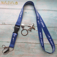 Thumbnail for 2 PCS FLIGHT CREW LANYARD SLEUTELHANGE KEYCHAIN AIRBUS NECK STRAP - PILOTSX