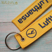 Thumbnail for 2 PCS LUFTHANSA EMBROIDERY KEY CHAIN - PILOTSX