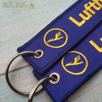 Thumbnail for 2 PCS LUFTHANSA EMBROIDERY KEY CHAIN - PILOTSX