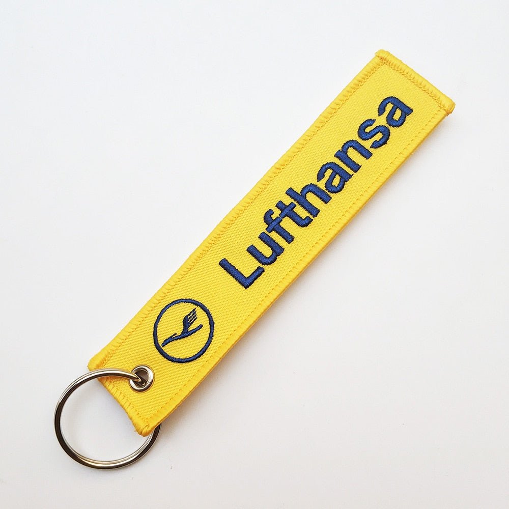 2 PCS LUFTHANSA SLEUTELHANGE CESSNA KEYCHAIN - PILOTSX