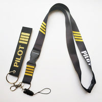 Thumbnail for 2 PCS LUFTHANSA SLEUTELHANGE KEYCHAIN CESSNA LANYARDS NECK STRAP - PILOTSX